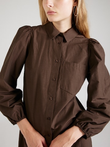 modström Shirt Dress 'Fernando' in Brown