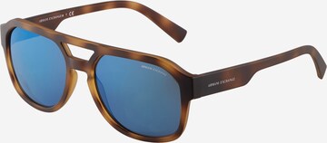 Lunettes de soleil '0AX4074S' ARMANI EXCHANGE en marron : devant