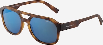 Occhiali da sole '0AX4074S' di ARMANI EXCHANGE in marrone: frontale