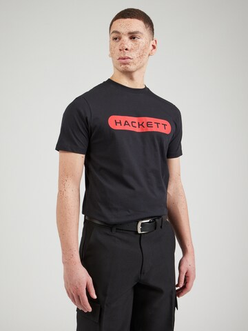 Maglietta di Hackett London in nero: frontale