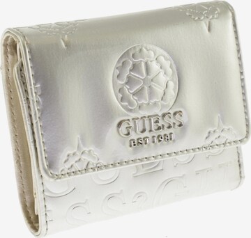 GUESS Small Leather Goods in One size in Silver: front