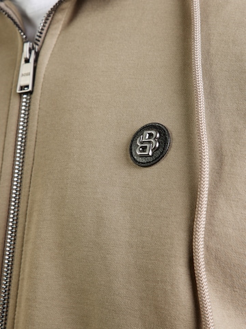 BOSS Sweatjacke 'C-Spence 01' in Braun