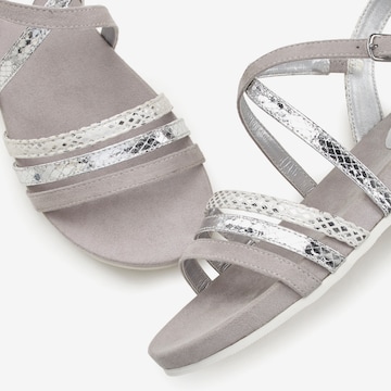 LASCANA Strap Sandals in Silver