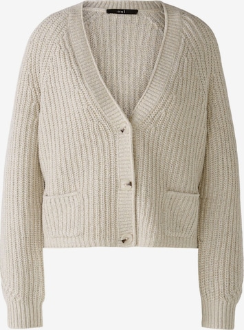 OUI Knit Cardigan in Beige: front