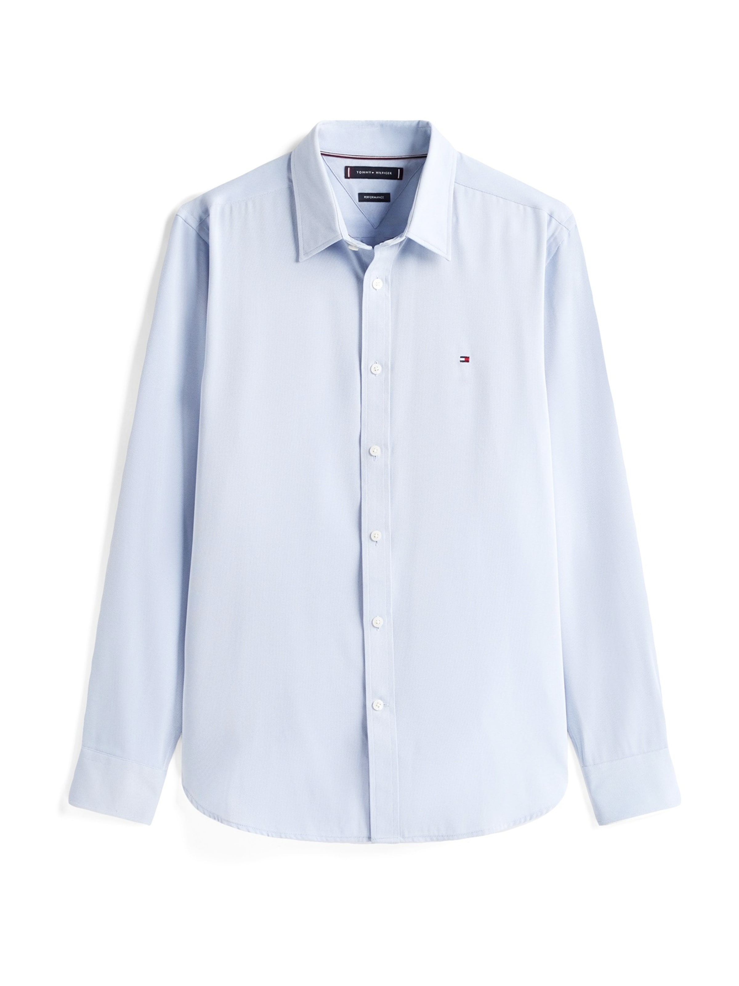 TOMMY HILFIGER Regularny krój Koszula w kolorze niebieski: przód