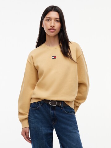 Tommy Jeans Sweatshirt in Beige: Vorderseite