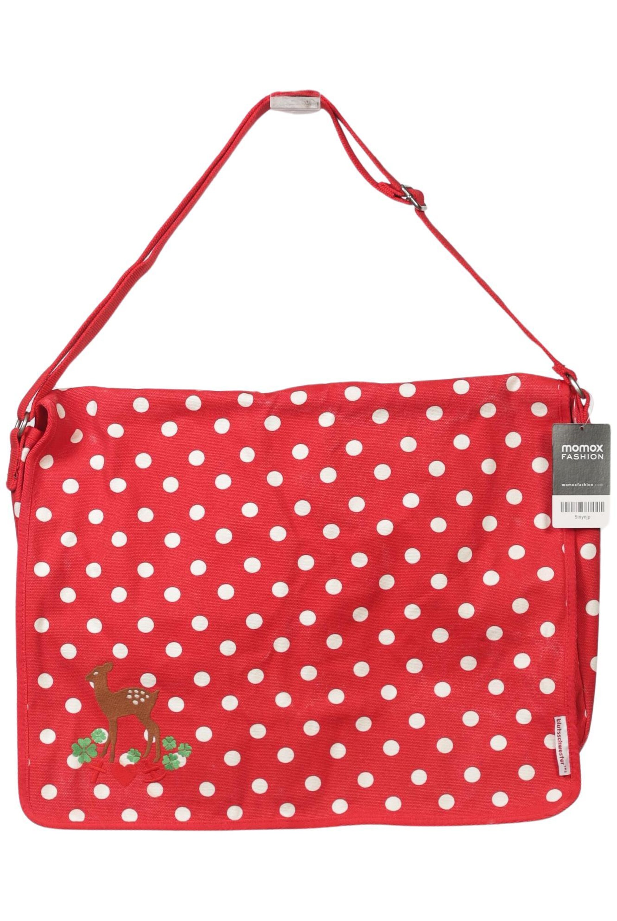 Blutsgeschwister Handtasche gross One Size in Rot: Vorderseite