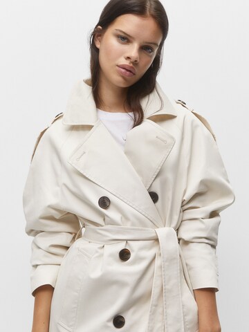 Pull&Bear Between-seasons coat in Beige