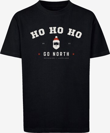 F4NT4STIC Shirt 'Weihnachten' in Zwart: voorkant