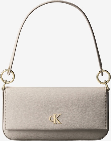 Calvin Klein Jeans Schultertasche in Beige: Vorderseite