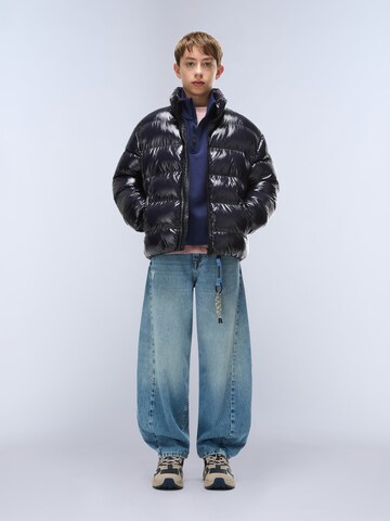 NAPAPIJRI - Chaqueta de entretiempo 'A-Glane' en azul: frente