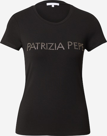 PATRIZIA PEPE - Camiseta en negro: frente