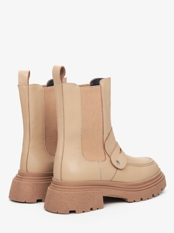 Estro Chelsea boots '1210-03' in Beige