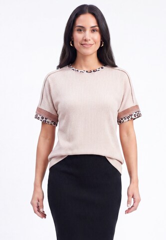 usha BLACK LABEL - Camiseta en beige: frente