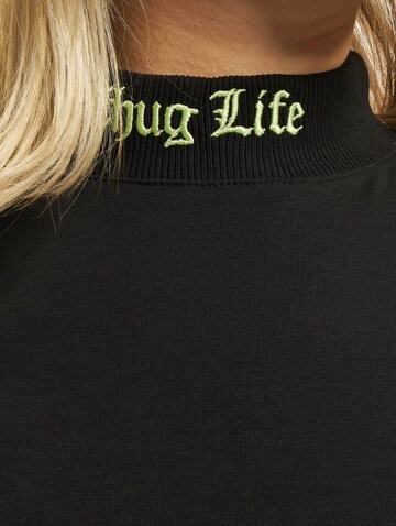 Thug Life Shirt body in Zwart