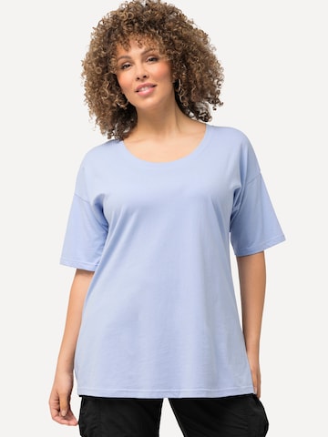Ulla Popken T-shirt i blå: framsida