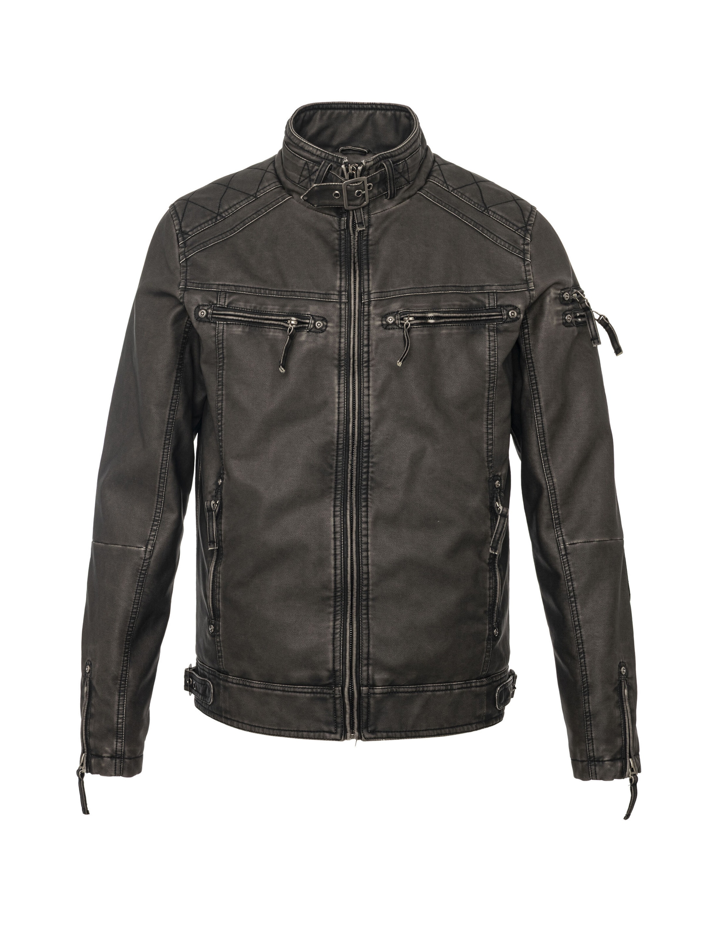 CIPO & BAXX Tussenjas in Grijs: voorkant