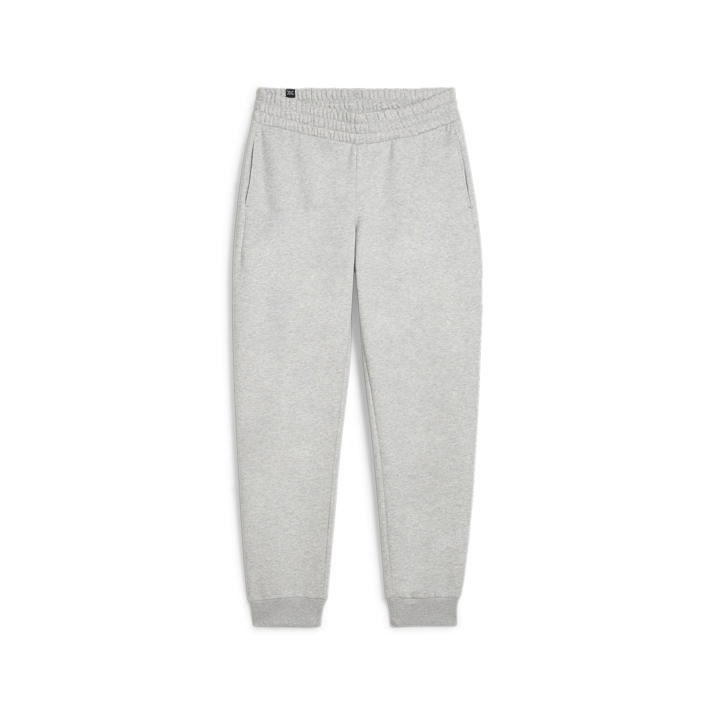 Tapered Pantaloni sport de la PUMA pe gri: față