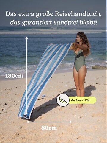 woodsandwaves Beach Towel 'Midnight Florals' in Black