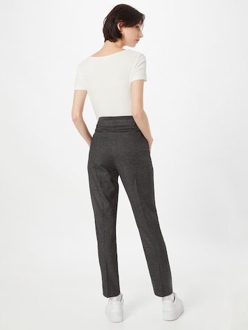 Maison 123 Regular Trousers with creases 'DARCY' in Grey