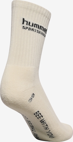 Hummel Athletic Socks in Beige