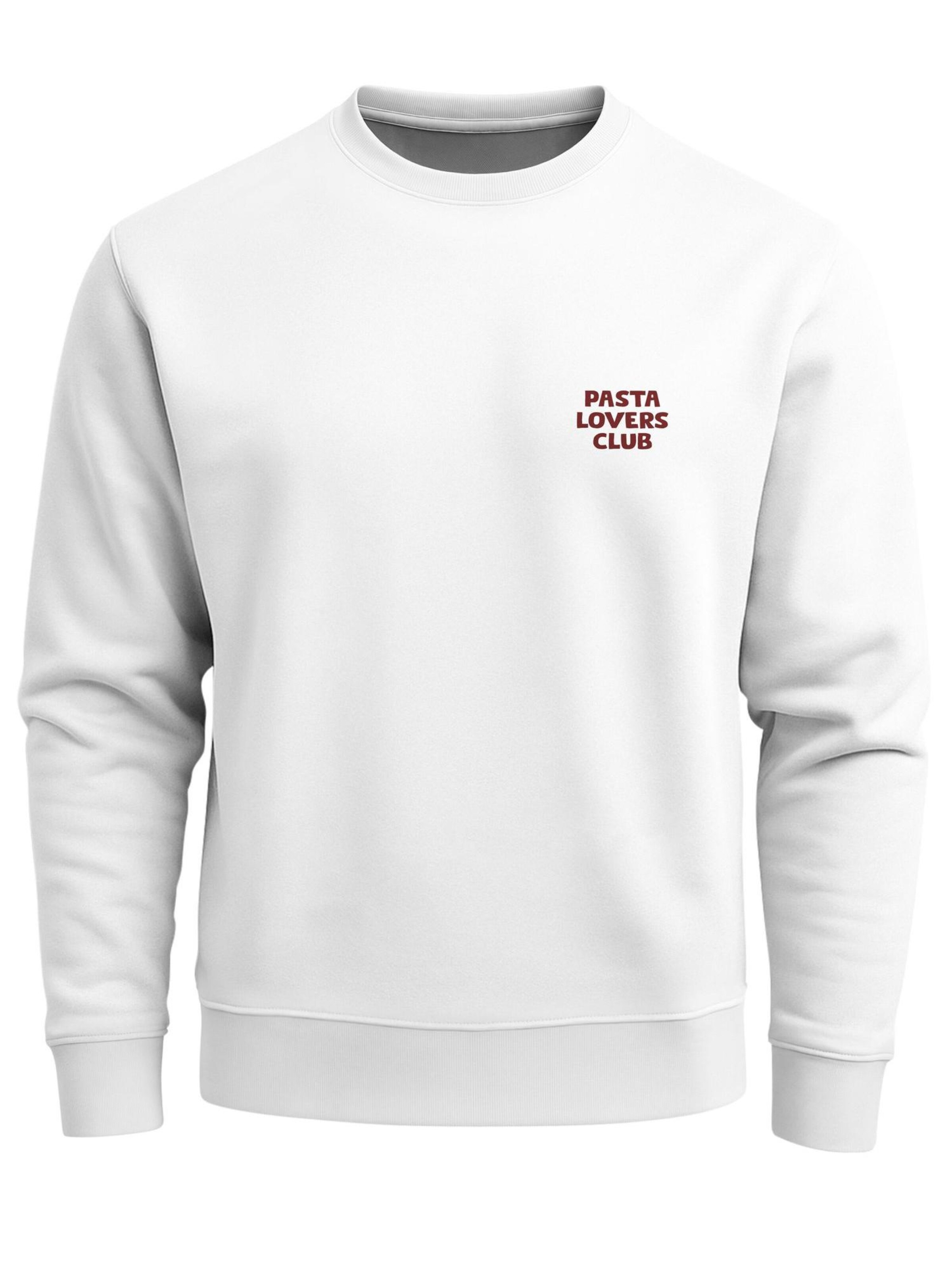 Neverless Sweatshirt 'spaghetti' in White: front