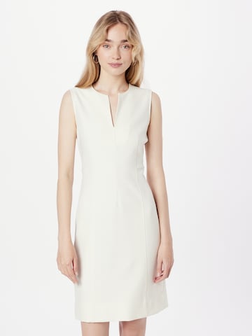 BOSS Sukienka etui 'Duwa' w kolorze biały: przód