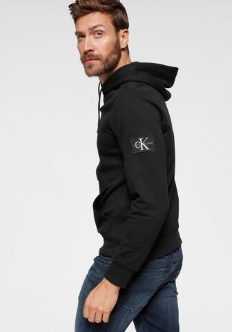 Calvin Klein Jeans Regular Fit Sweatshirt in Schwarz