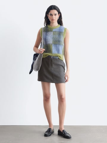 & Other Stories Skirt in Grey: front