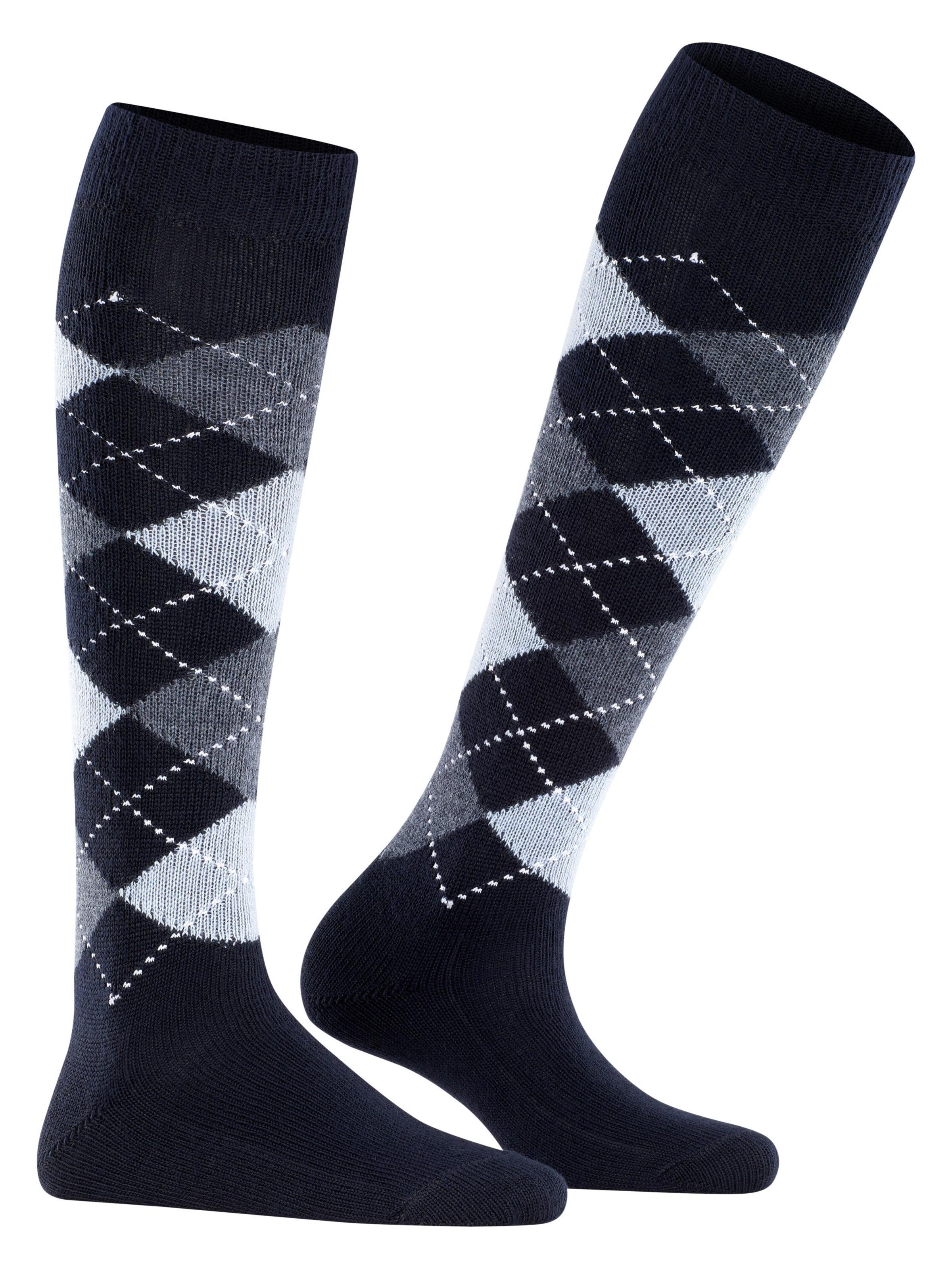 BURLINGTON Overknee Strümpfe 'Whitby'‌‌‌‌‌‌‌‌ in Blau