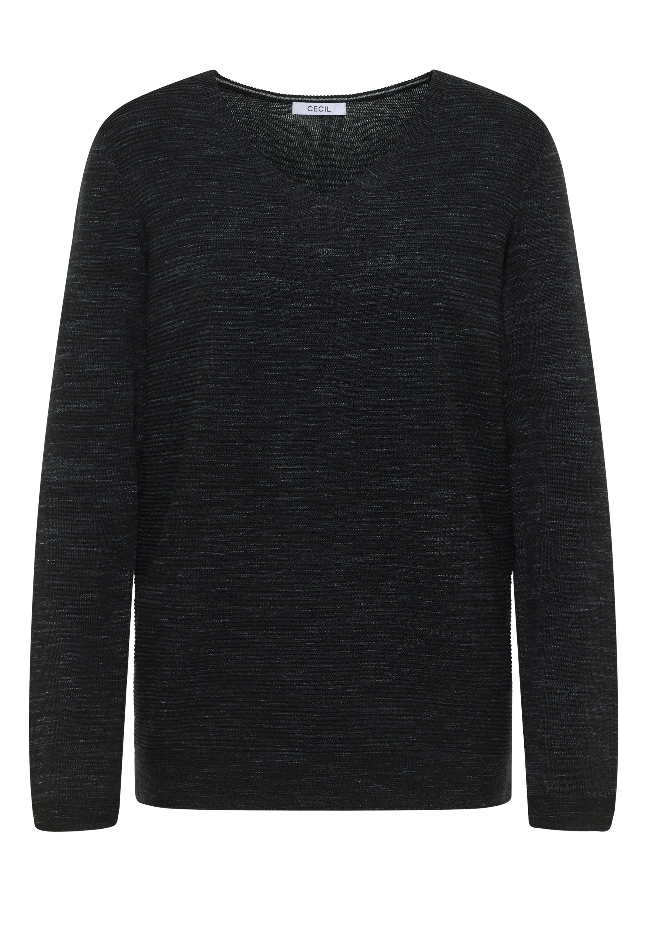 STREET ONE Pullover in Schwarz: Vorderseite