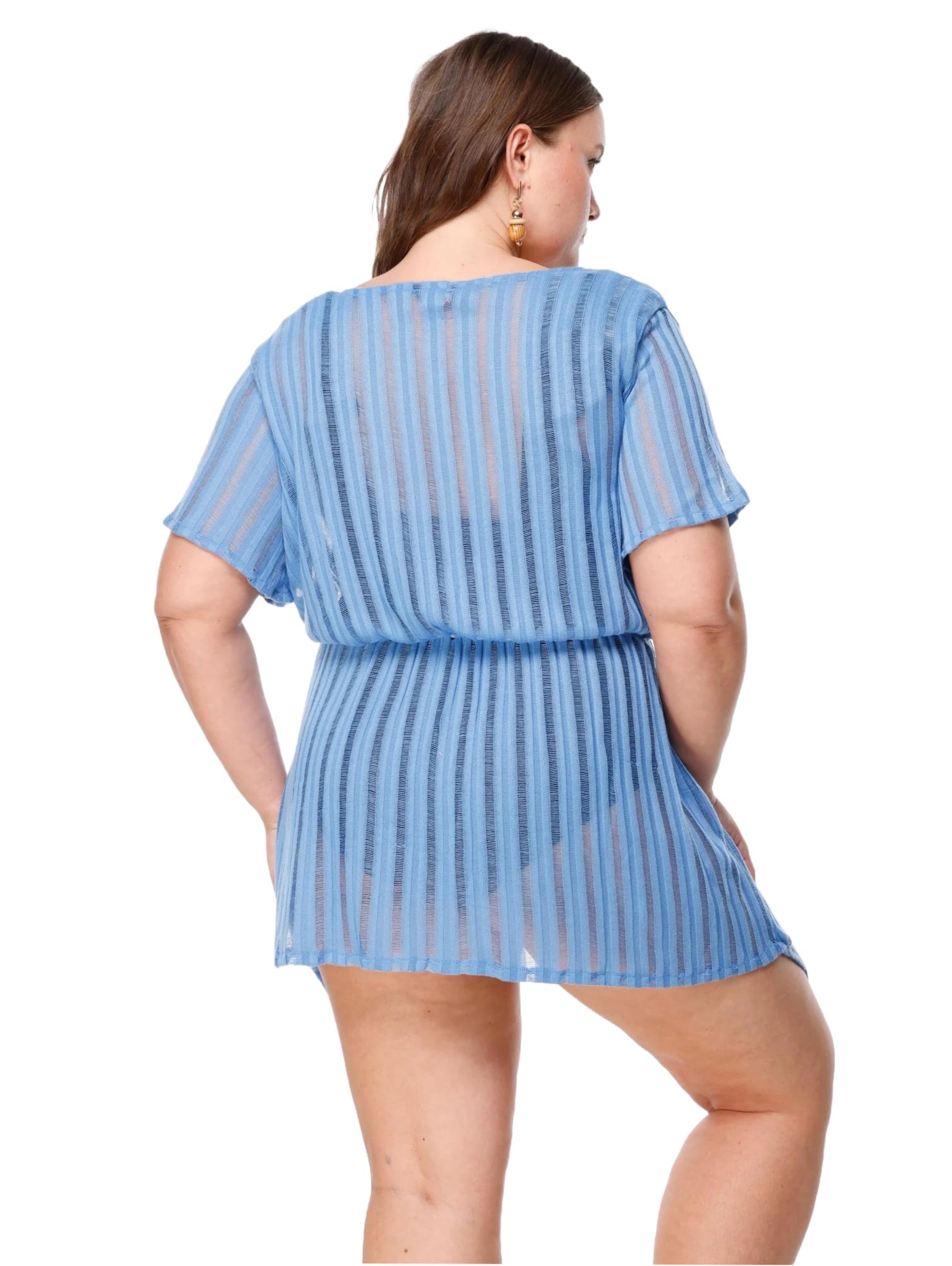 Shape Of You Kimono in Blauw