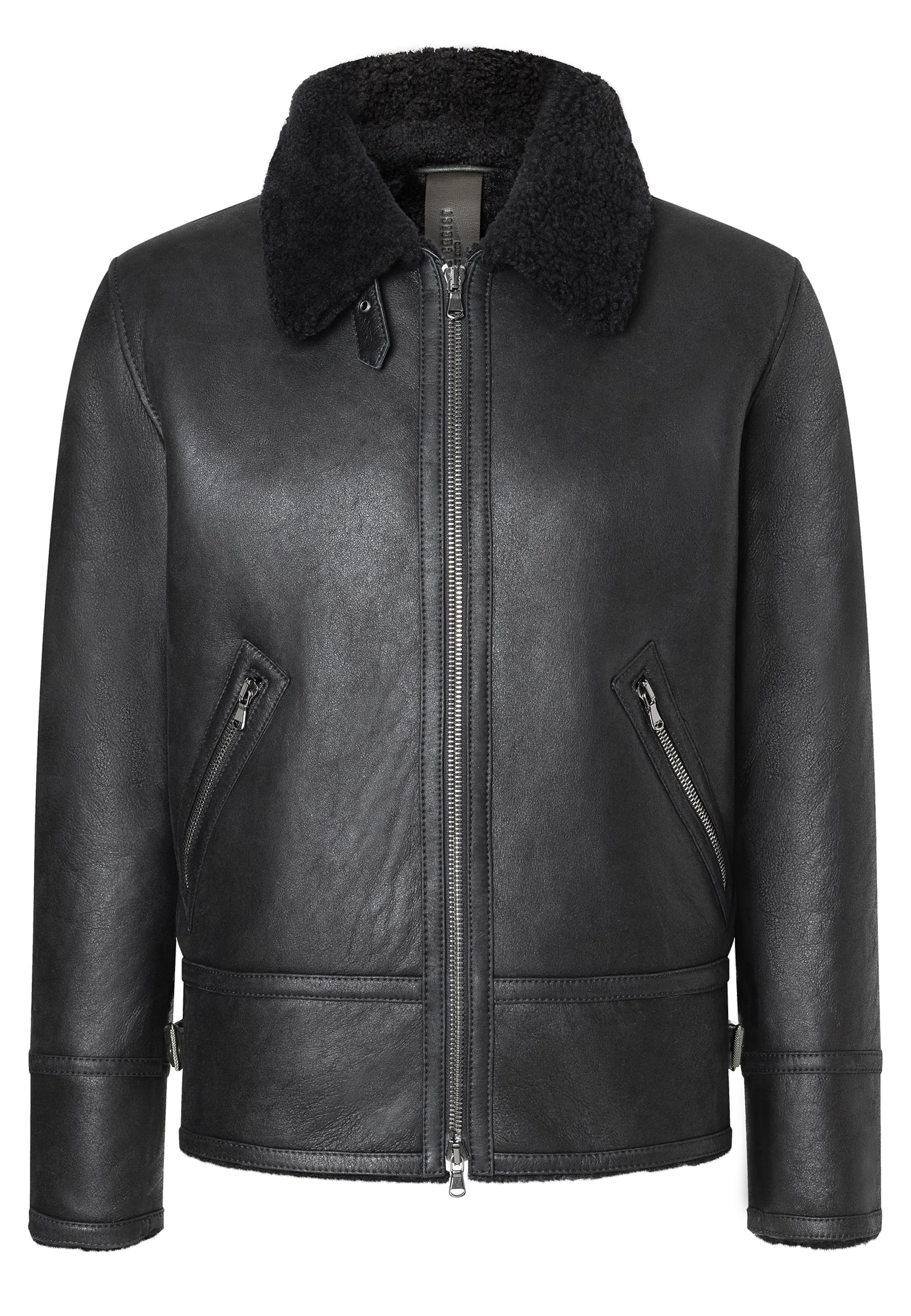 Werner Christ Übergangsjacke 'Alim' in Schwarz: Vorderseite