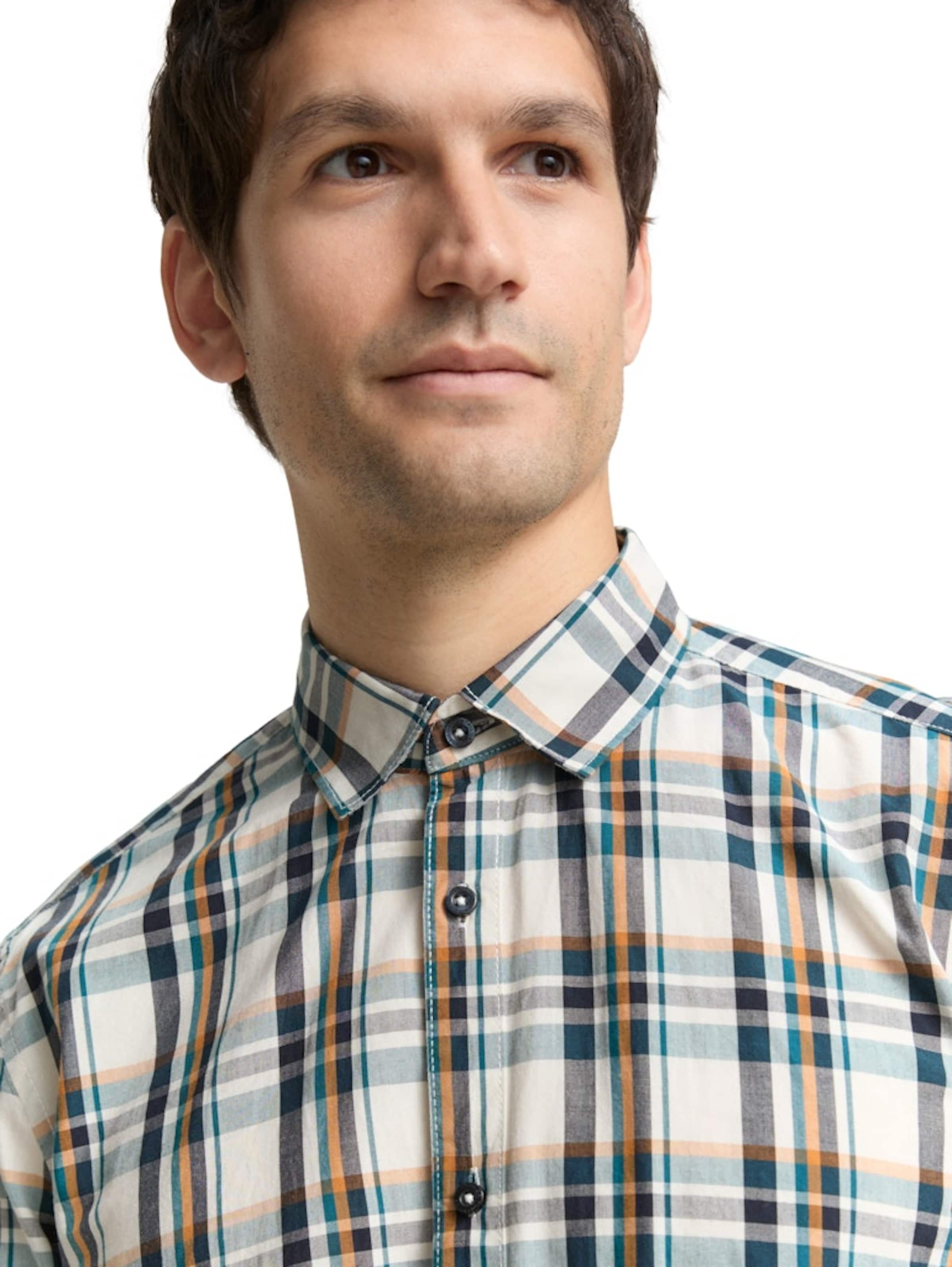 TOM TAILOR Regular fit Button Up Shirt in Mixed colors