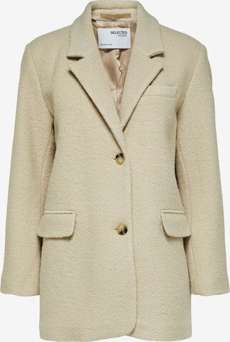 SELECTED FEMME Between-Seasons Coat 'Sana' in Beige: front