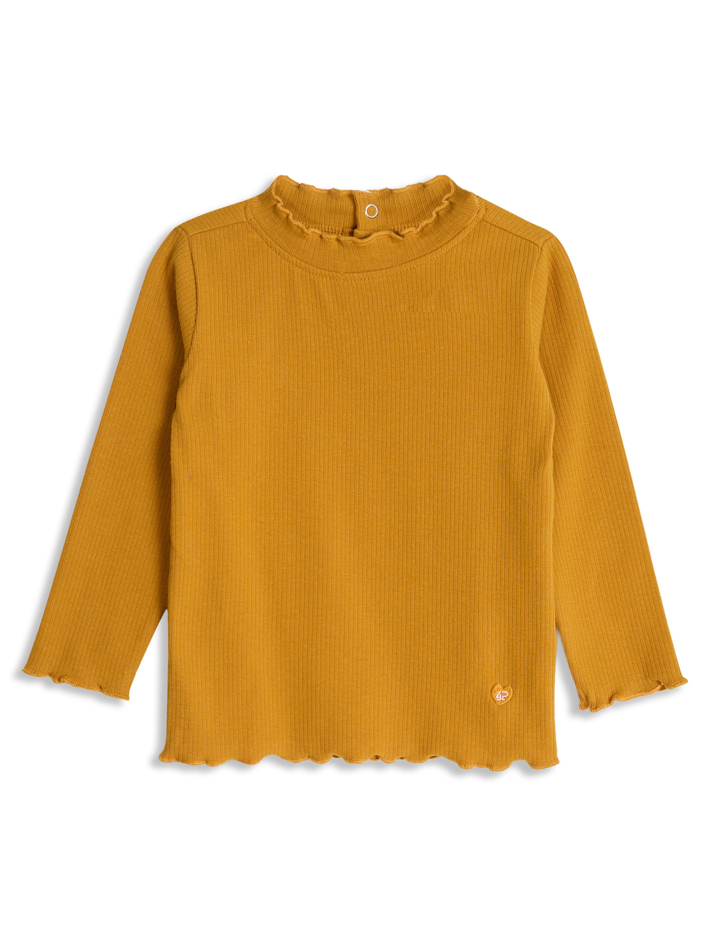 4PRESIDENT Shirt 'Bregje' in Yellow: front