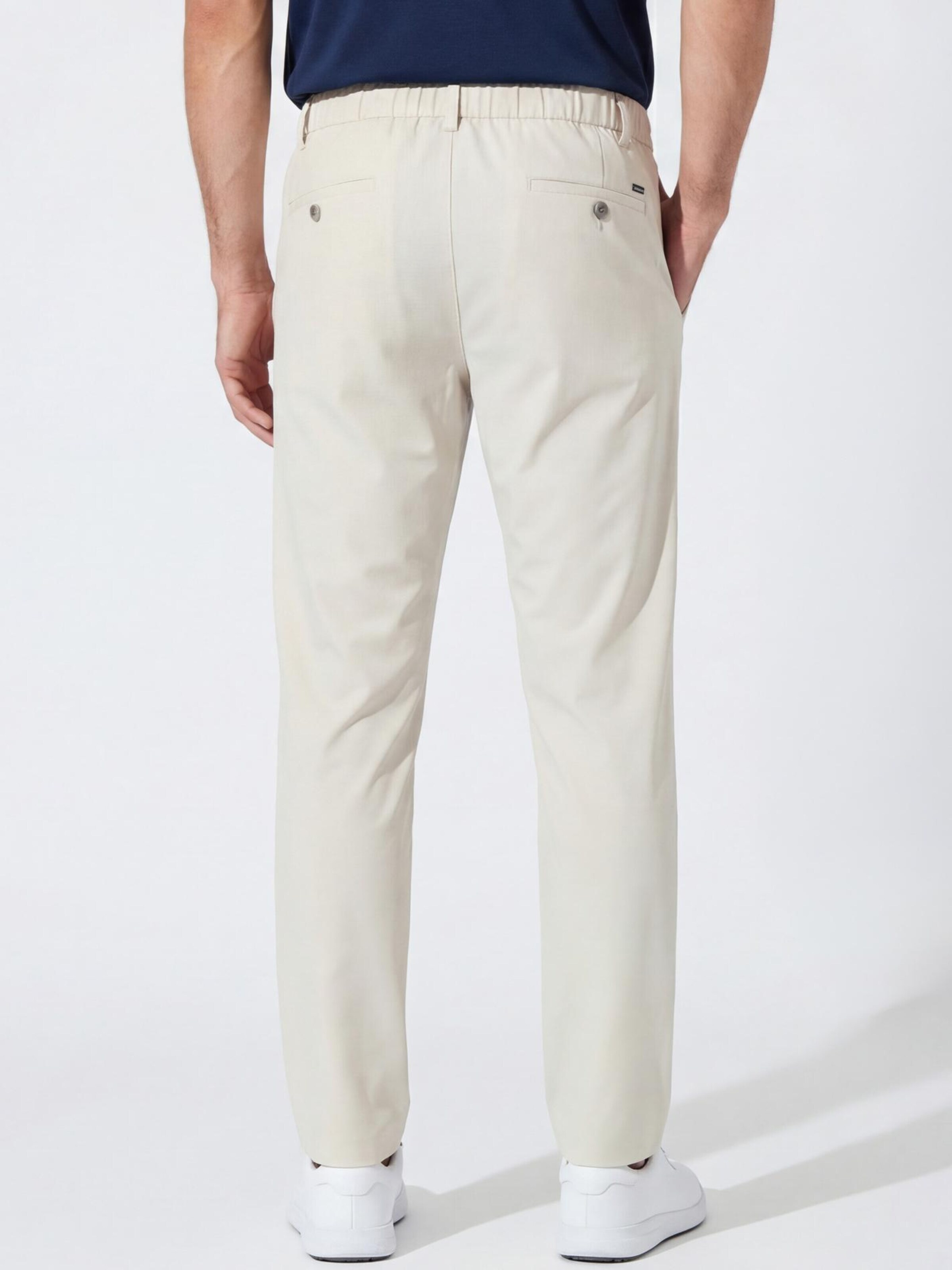 Hiltl Slim fit Chino Pants 'Turnberry - Revolution Function' in Beige