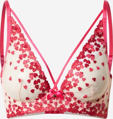 Hunkemöller Triangel BH 'Amora' in Rood: voorkant