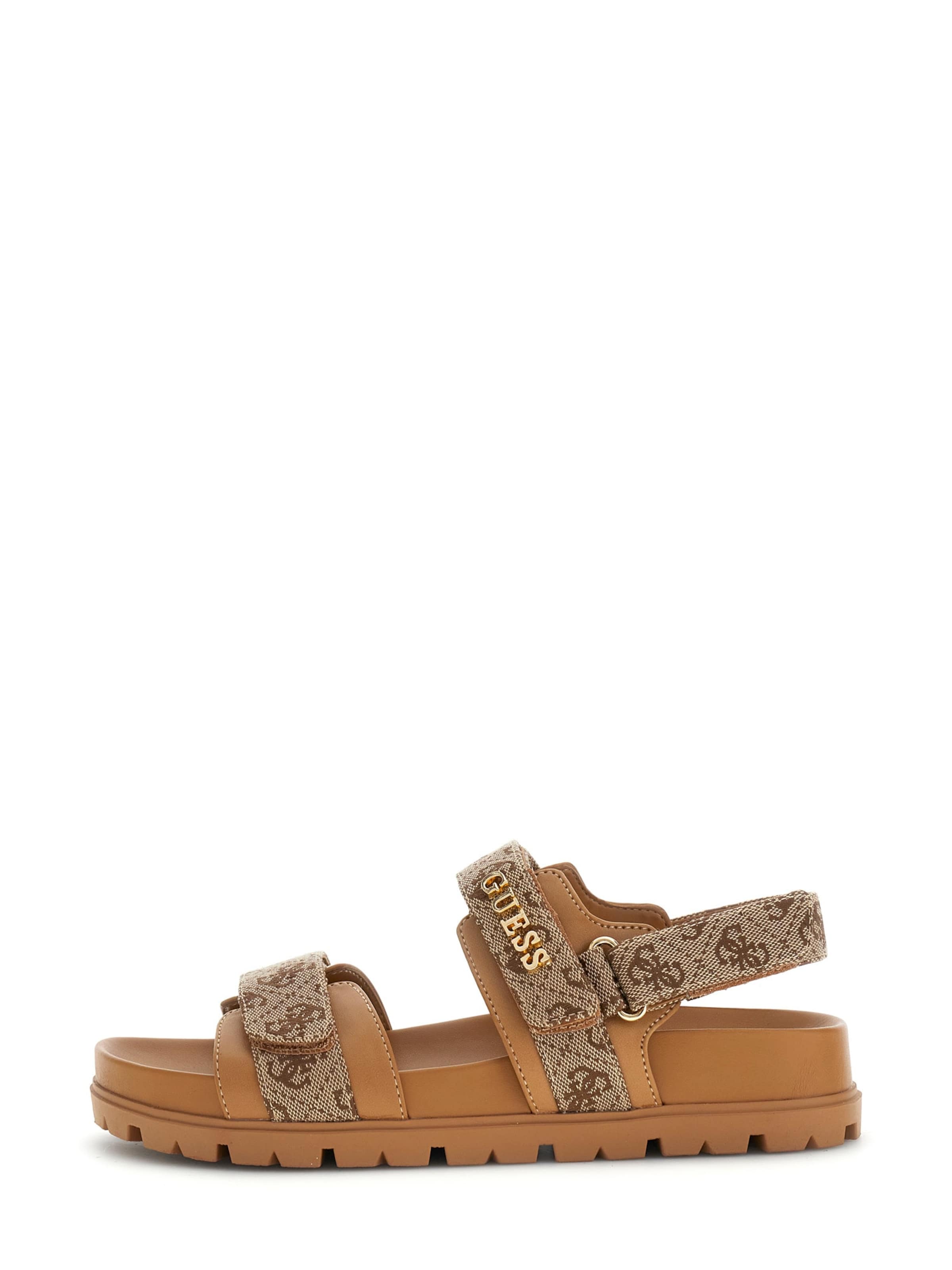 GUESS Босоножки 'FLORIZY2' в Бежевый