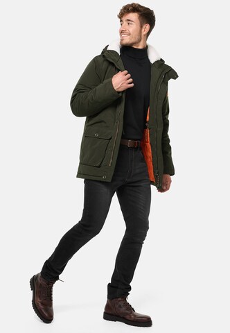 INDICODE JEANS Jacke 'West' in Grün