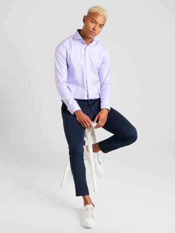 ETON Slim fit Overhemd in Lila