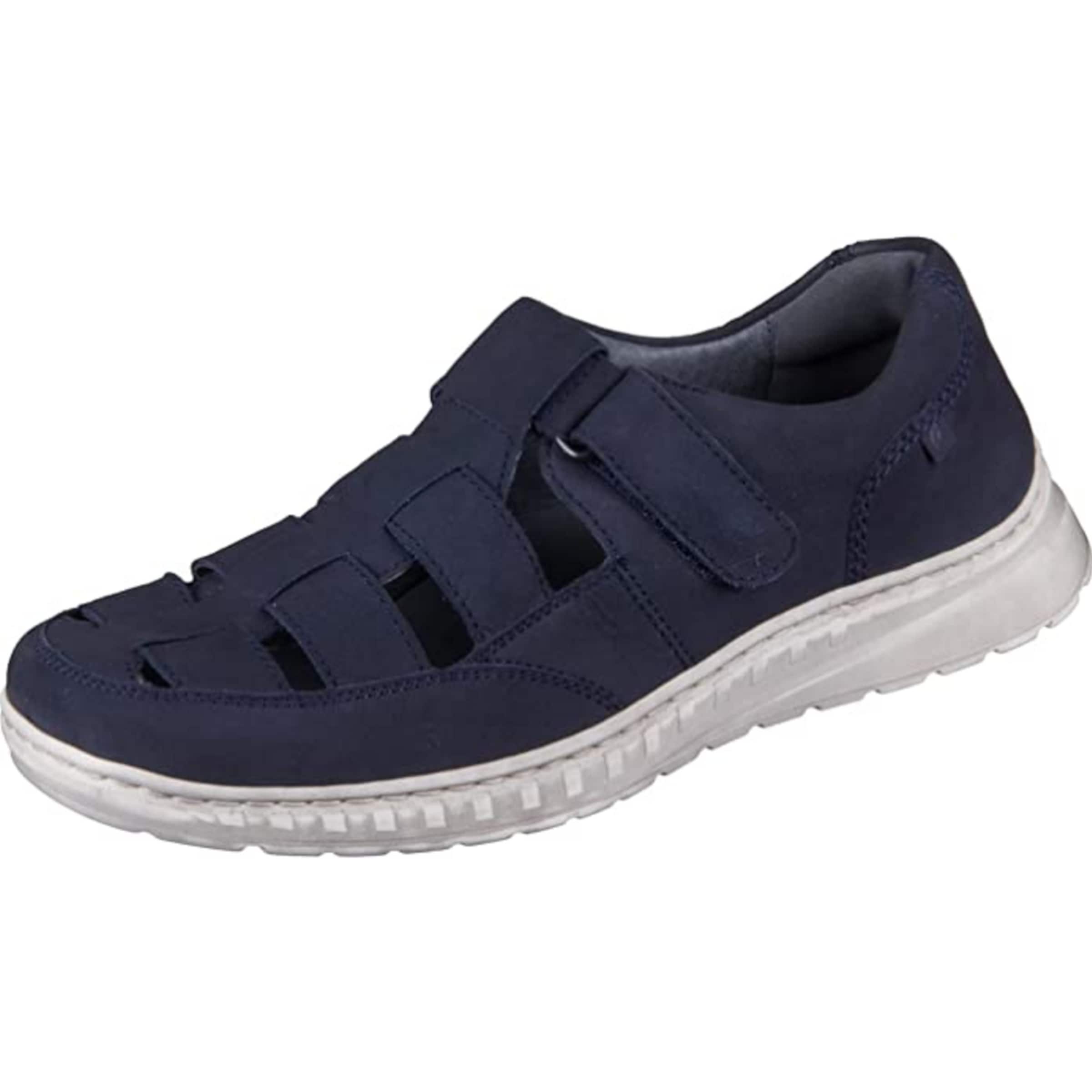 WALDLÄUFER Slipper in Blau: Vorderseite