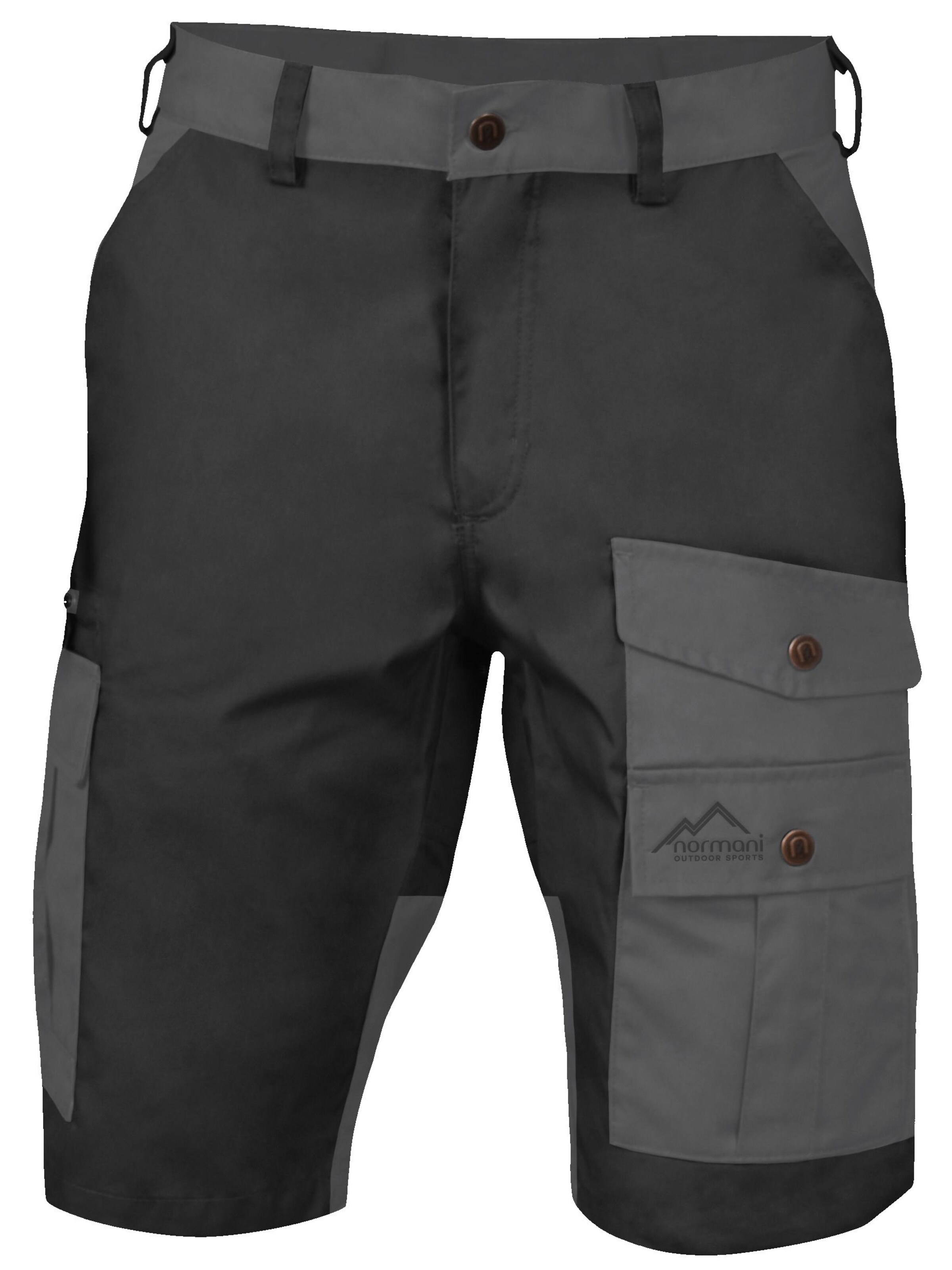Regular Pantalon outdoor 'Ahvaz' normani en gris : devant