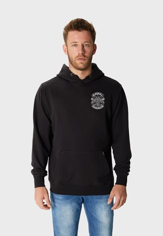 Oldskull Kapuzensweater 'Rtrip Nagamurai' in Schwarz: Vorderseite