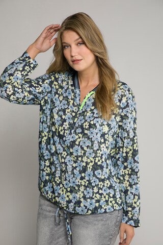 Ulla Popken Blouse in Blauw: voorkant