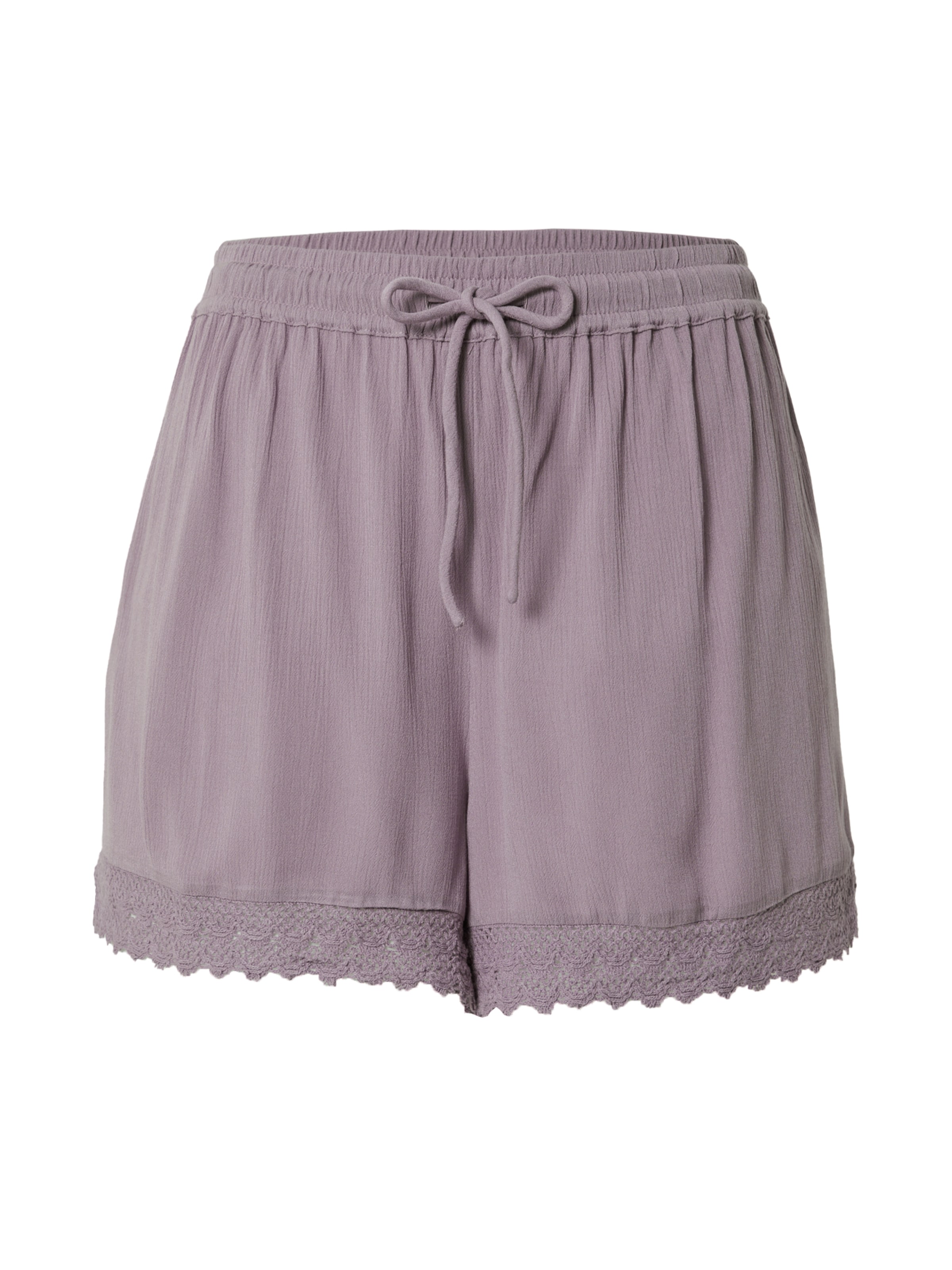 lillā ABOUT YOU Bikses 'Dorina': no priekšpuses