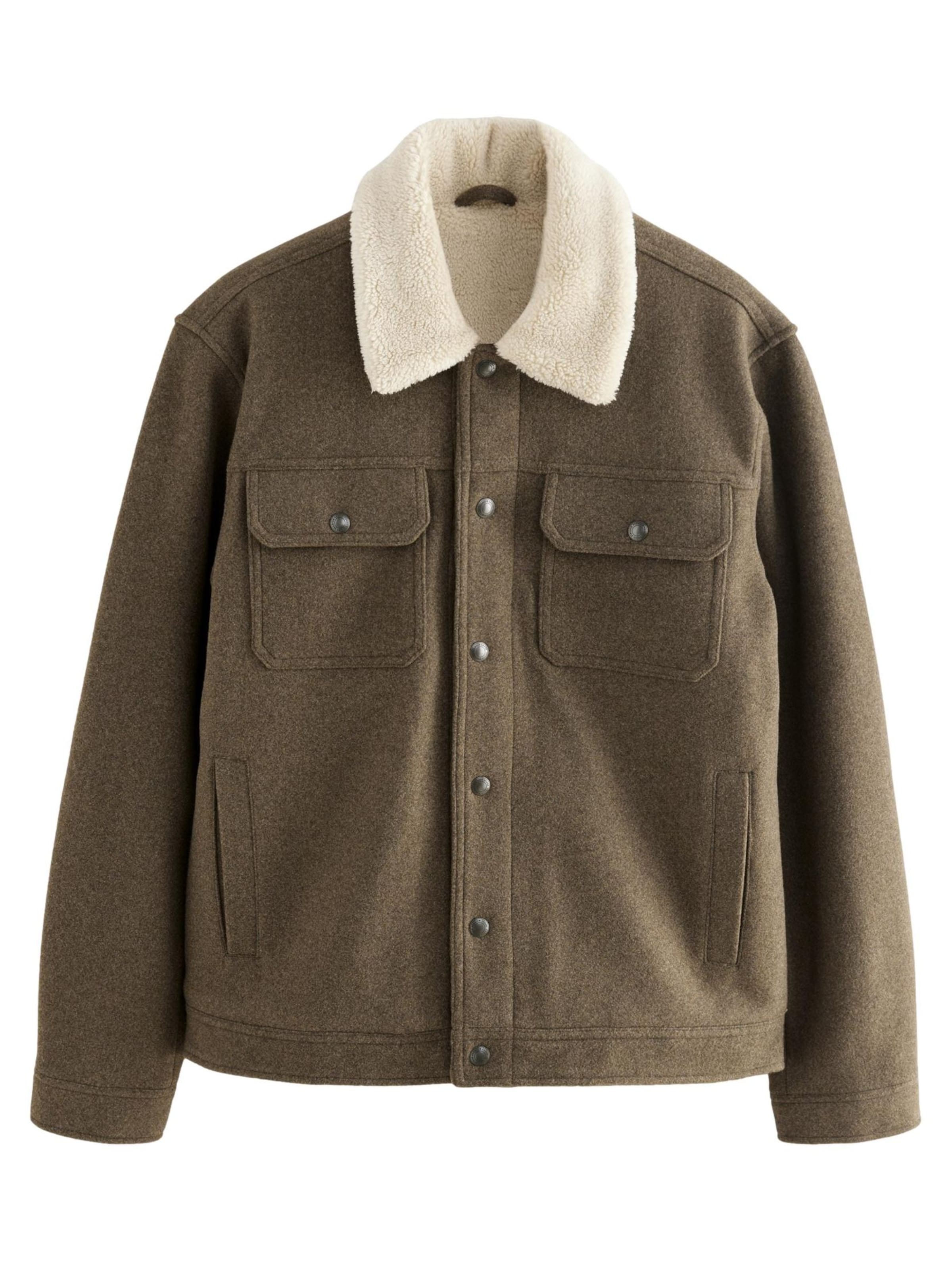 Next Jacke in Braun: Vorderseite