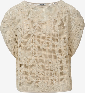 T-shirt Salsa Jeans en beige : devant