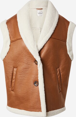 Gilet 'Lammy' Summum en marron : devant