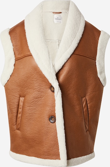 Summum Gilet 'Lammy' en marron, Vue avec produit